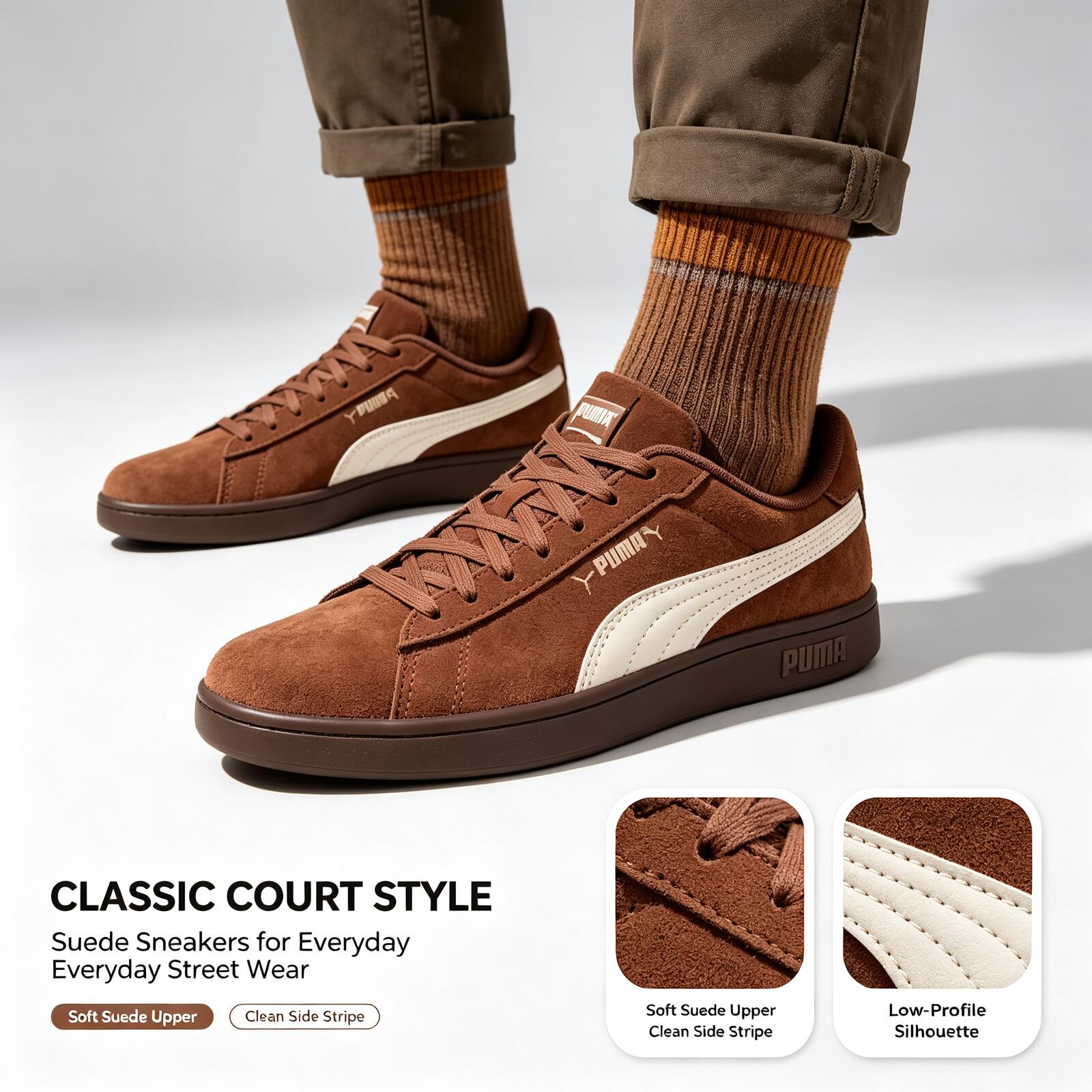 Men'S Shoes Puma Sneakers - Nieuwe PUMA Retro Casual Sneaker Suède