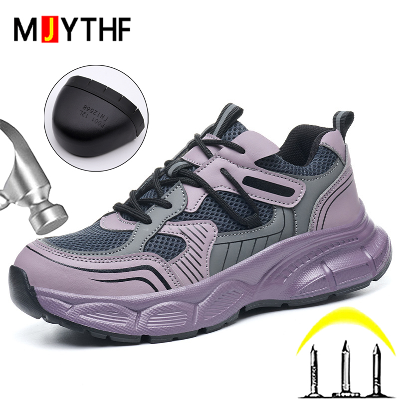 Work Boot Steel Toe - Veiligheidsschoenen Dames Werksneakers Schoenen met stalen
