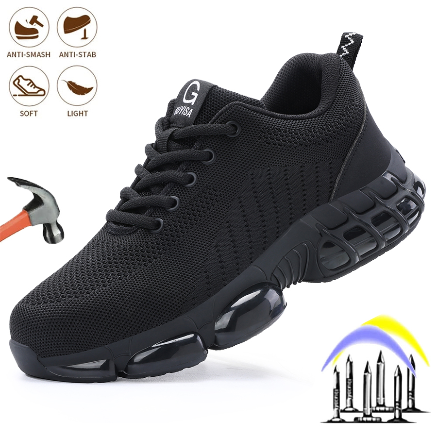 Work Boot Steel Toe - Herenschoenen met stalen neus, impactbestendige stalen