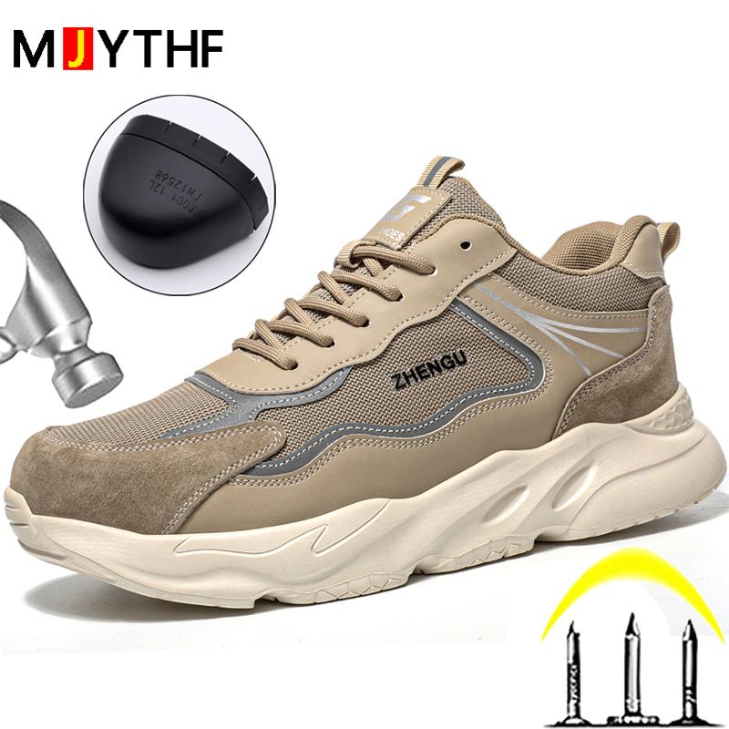 Work Boot Steel Toe - Werksneakers voor heren Veiligheidsschoenen Anti-Smash Anti-lek