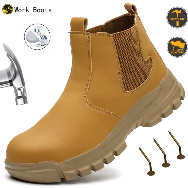 Work Boot Steel Toe - Waterdichte veiligheidswerklaarzen voor heren Schoenen met