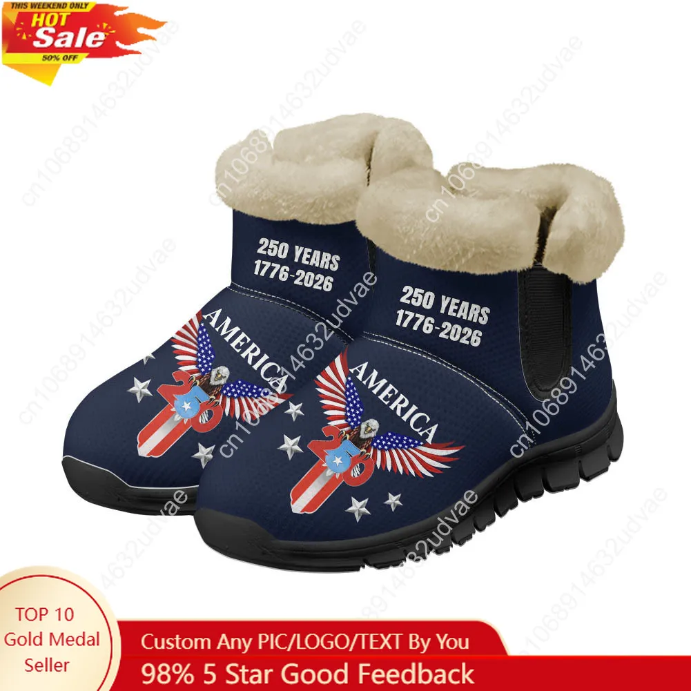 Men Shoes Casual - Amerika 250e verjaardag 1776-2026 Pluche schoenen