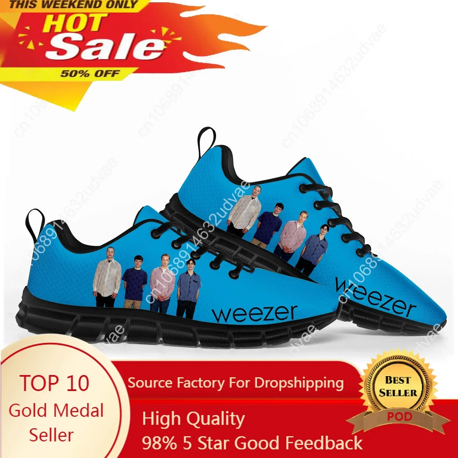 Men Shoes Casual - Weezer sportschoenen heren dames sneakers pop