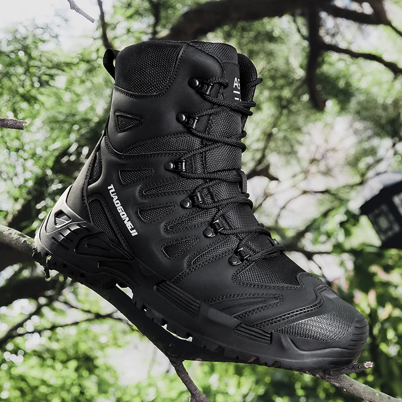 Men'S Shoes For Work - Heren Outdoor Wandelen Tactische Laarzen Enkel