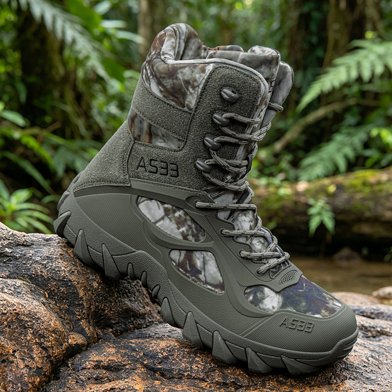 Men'S Shoes Zipper - Heren Tactische Laars Outdoor Ultralichte Veiligheids