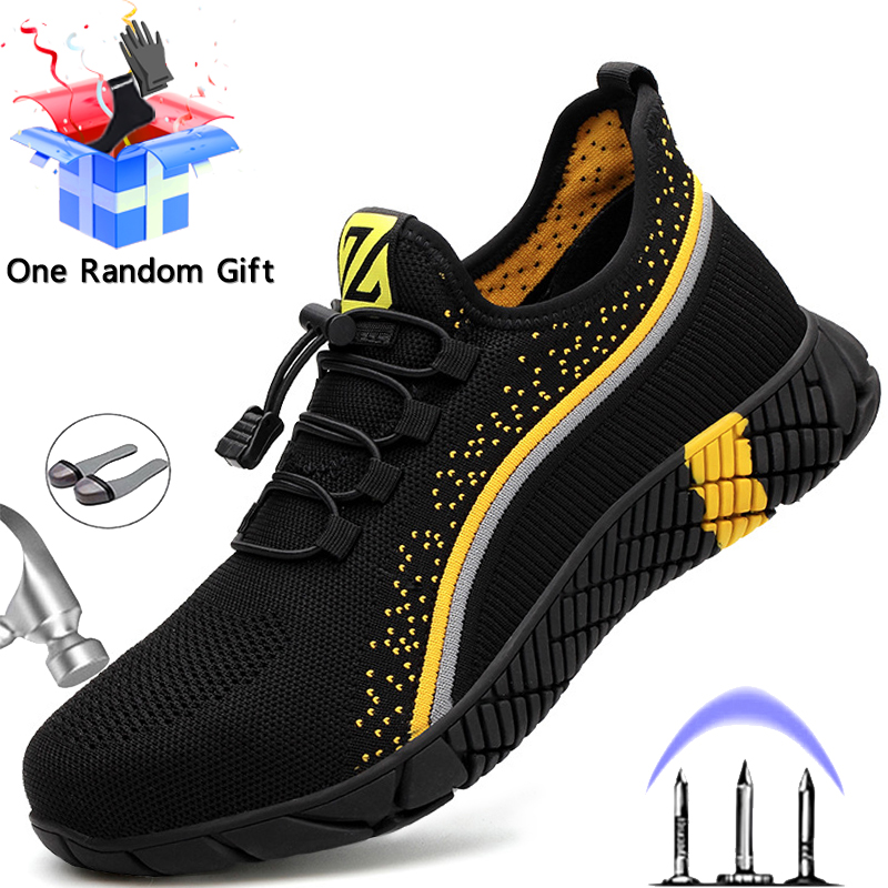 Work Boot Steel Toe - Mjythf Mannelijke Onverwoestbaar Schoenen Werken Sneakers