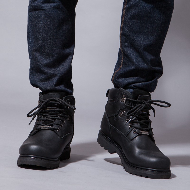 Pf Herenmode Echt Leer Motorla - Work Boot Steel Toe recensie en prijs