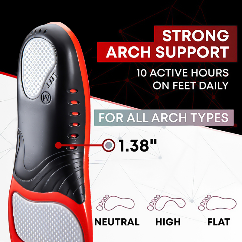 Premium siliconen gel inlegzol - Men'S Shoes Plantar Fasciitis recensie en prijs