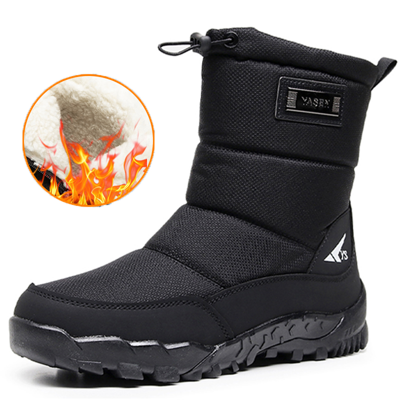 Warme winter pluche snowboots  - Men'S Shoes Zipper recensie en prijs