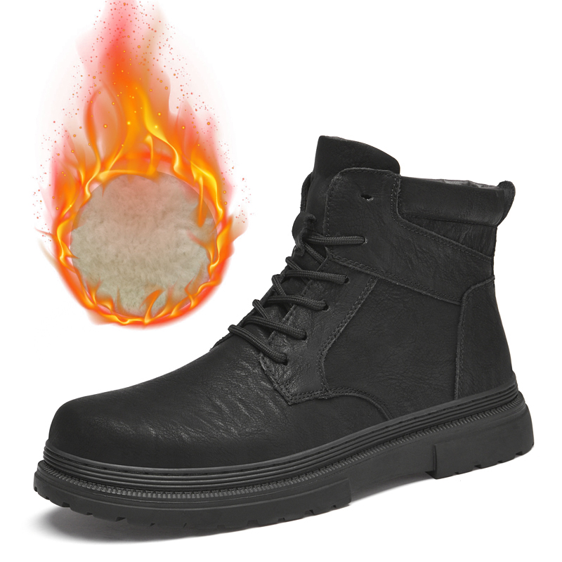 Warme winter heren lederen sch - Men'S Shoes For Work recensie en prijs