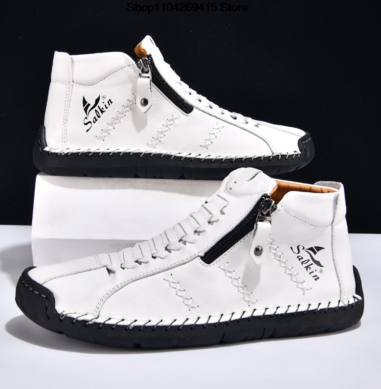 2027 Handgemaakte Kunstleren H - Men'S Shoes Zipper recensie en prijs