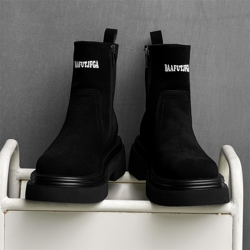 Winter Europa Amerika Retro di - Men'S Shoes Zipper recensie en prijs
