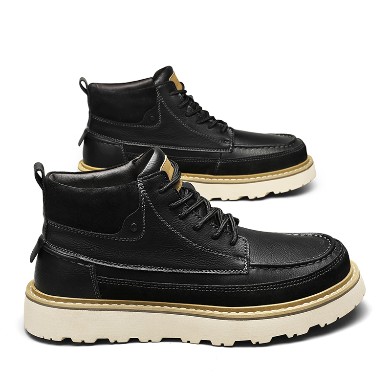 Bruine fleece gevoerde warme h - Men'S Shoes For Work recensie en prijs